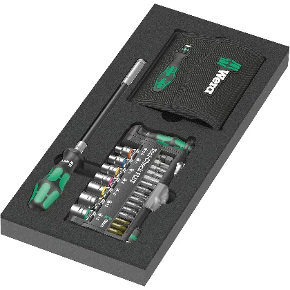 9750 Kraftform oraz Tool-Check Plus wkładka piankowa, zestaw 2,5 cm