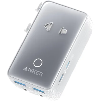 Anker adapter podróżny Nano, 4 porty USB, AC, ponad 200 krajów
