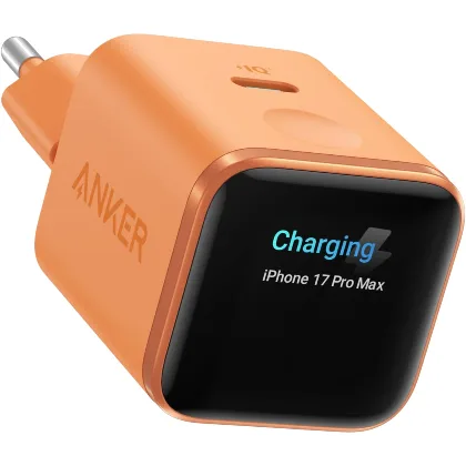 Anker ładowarka USB-C Nano, 45 W, inteligentny wyświetlacz, GaN