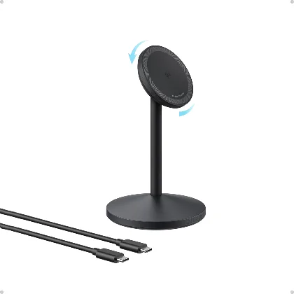 Anker MagGo stacja ładująca Qi2, 15 W, MagSafe, stojak USB-C