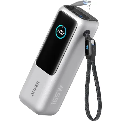 Anker powerbank do laptopa 165 W 25000 mAh z wysuwanym kablem 70 cm
