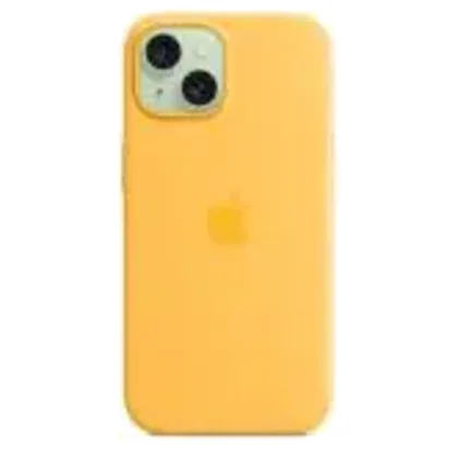 Apple Silicone Case do iPhone 15 Plus Żółty