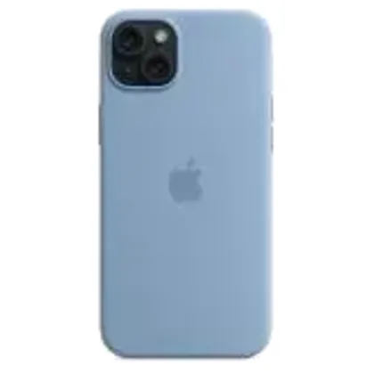 Apple silikonowe z MagSafe do iPhone 15 Plus Zimowy błękit