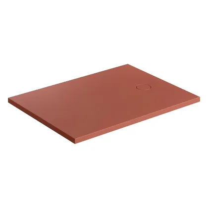 Brodzik prostokątny Omnires Aquarock M+ 90x100 cm terracotta mat AQUAROCK90-100TE