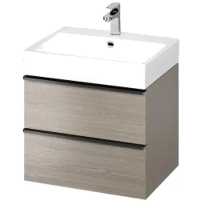 Cersanit S522-021 SZAFKA PODUMYWALKOWA VIRGO 60 SZARA UCHW CZARNY ZMONT. //…