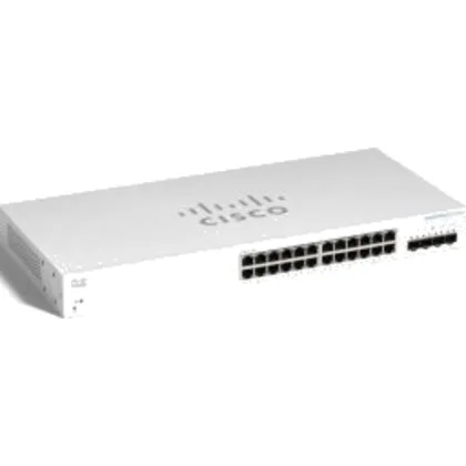 Cisco switch CBS220-24T-4G, 24xGbE RJ45, 4xSFP, fanless - REFRESH