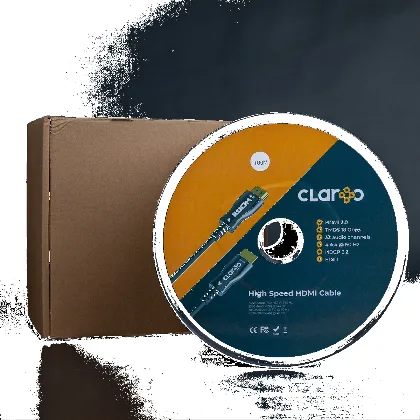 Claroc Kabel optyczny HDMI 2.0 AOC 4K@60Hz 100 m