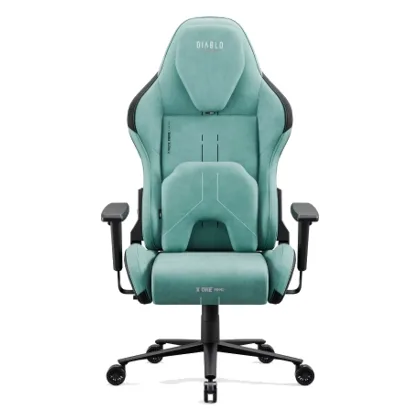 Diablo Chairs X.One Prime,Normal Size, Mystic Mint Gamingowy Do 140kg Tkanina Miętowy