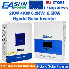 EASUN POWER 6.5KW 4KW 2KW Hybrydowy Inwerter Solarny 48V 24V 12V 220VAC Wbudowany…