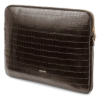 Etui na laptopa 15'6 cala brązowe crocco