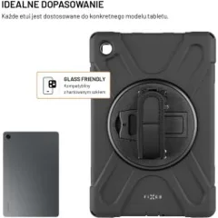 Etui na tablet Fixed EtuiRuggedTab do Samsung Galaxy Tab A11 czarne