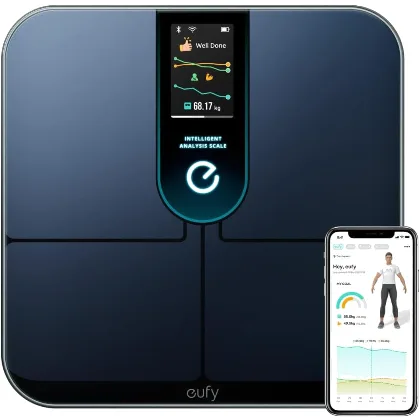 eufy inteligentna waga P3 FitTrack, Wi-Fi, 16 pomiarów, BMI, model ciała 3D