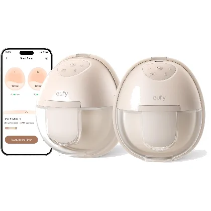 eufy Wearable Breast Pump S1, elektryczny bezprzewodowy laktator z technologią grzewczą