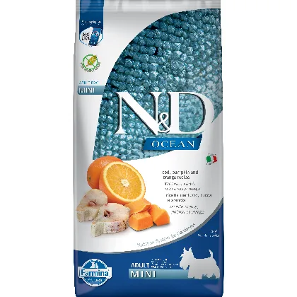 FARMINA N&D Ocean Dog Adult Mini codfish, pumpkin