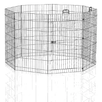 Ferplast Ośmiokątny kojec - Rozmiar M: 8 elementów (szer. x wys.: 57 x 76,5 cm)