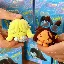 Figurka Anime Alien Stage Rabbit Series Blind Box Mizi Sua Till Ivan Flocking Doll…