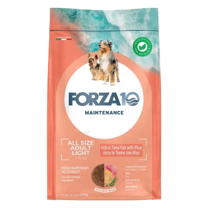 FORZA10 Light All Breeds Maintenance Tuna Rice dla psów z nadwagą 12 kg