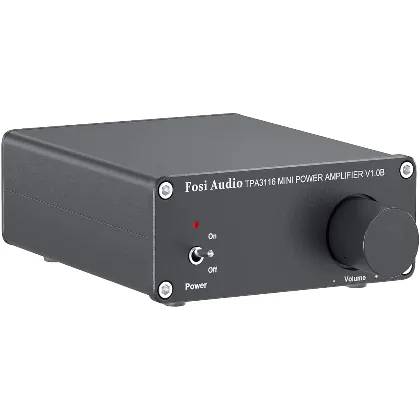 Fosi Audio V1.0B 2.0CH wzmacniacz audio stereo klasa D mini Hi Fi zintegrowany TPA3116 do…