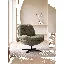 Fotel LUNARO obrotowy zielony 76x83x91 cm