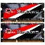 G.Skill Ripjaws DDR3L 8GB (2x4GB) 1600 CL9 SODIMM Czarno-czerwony