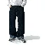 Granatowe jeansy super baggy z napisem Off Rec.
