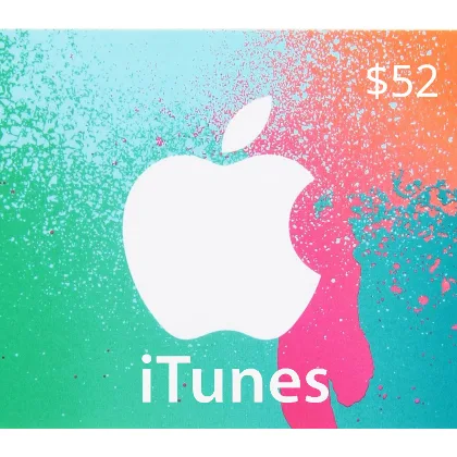 iTunes $52 US Card