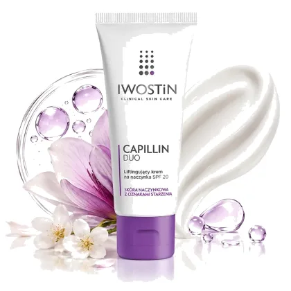 Iwostin Capillin Duo – Liftingujący Krem na Naczynka SPF 20 40 ml