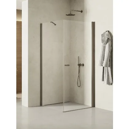 Kabina prysznicowa New Trendy New Soleo 90x70 prostokątna grafit uniwersalna K-2137-WP