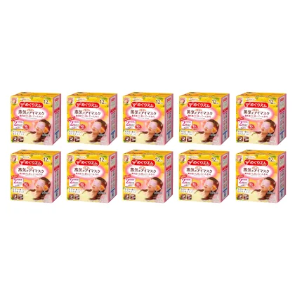 Kao - MegRhythm Gentle Steam Eye Mask Citrus (10szt.) Set