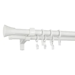 Karnisz Tazza II 160 cm biały mat 19 mm Bojanek