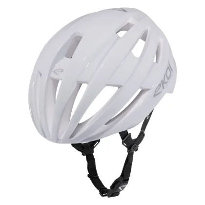Kask EKOI Perf GARA Biały Srebrne Logo