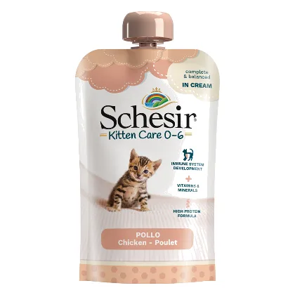 Korzystny pakiet Schesir Kitten in Cream, 20 x 150 g - Tuńczyk