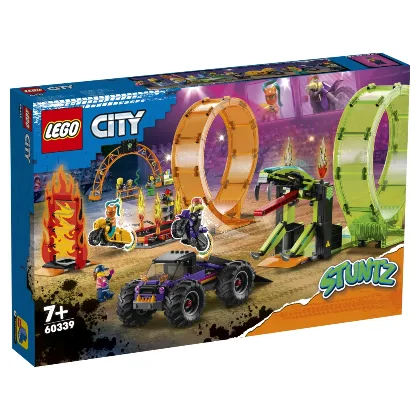 LEGO 60339 City Kaskaderska arena z dwoma pętlami