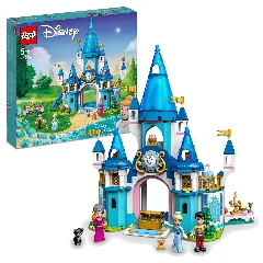 LEGO ǀ Disney Princess Zamek Kopciuszka i księcia z bajki 43206. Do twórczej zabawy dla…