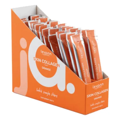 LEVANN jA Suplement diety SKIN COLLAGEN - kolagen o sm. pomarańczowym (30 sasz.)