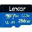 Lexar 633x 256 GB Micro SD Karta, microSDXC Karta Pamięci UHS-I, z adaptera SD