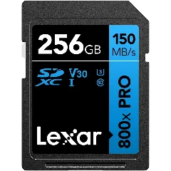 Lexar High-Performance 800x PRO SD 256GB, Karta SDXC UHS-I prędkości odczytu 150MB/s