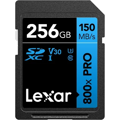 Lexar High-Performance 800x PRO SD 256GB, Karta SDXC UHS-I prędkości odczytu 150MB/s