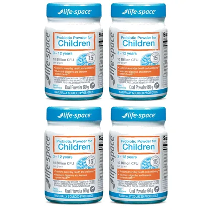 Life Space - Probiotic for 60+ Years - 60 Capsules (4ea) Set