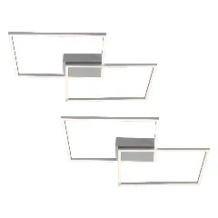 LIVARNO HOME Zestaw 2 lamp sufitowych LED