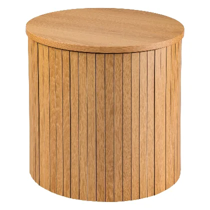 LIVARNO® Stolik pomocniczy ze schowkiem (Dąb)