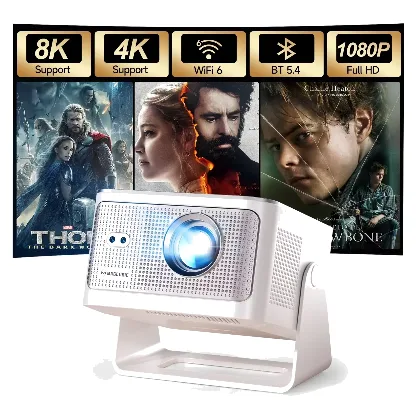 Magcubic Android14 Allwinner H726 900ANSIAuto Focus Native1080P 8K HY350Max Projector…