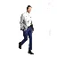 Marynarka slim fit z wiskozą