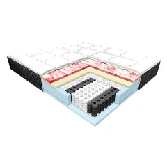 Materac GALIO PAN MATERAC hybrydowy : Pokrowce Janpol - Puroactive, Rozmiar - 200x200