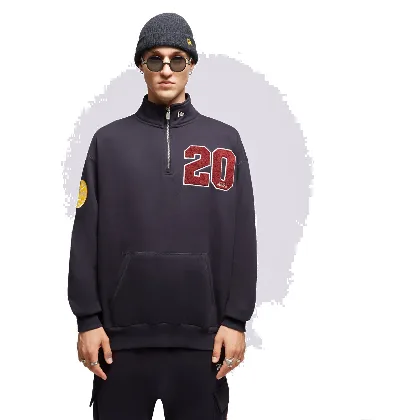 New Era Bluza Rozpinana Ne Quarter Zip None