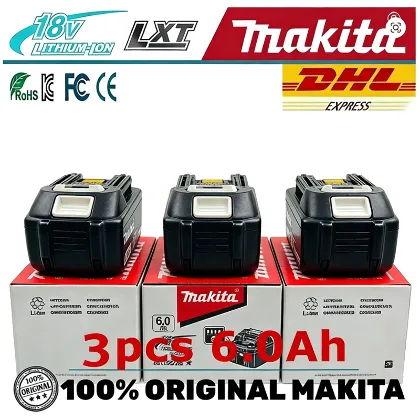 Oryginalny akumulator Makita BL1860 18V 6AH do elektronarzędzi