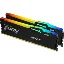 Pamięć Kingston Fury Beast RGB, DDR5, 16 GB, 5200MHz, CL40 (KF552C40BBAK2-16)