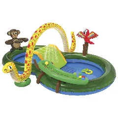 PLAYTIVE Brodzik dla dzieci Dżungla, ze zjeżdżalnią