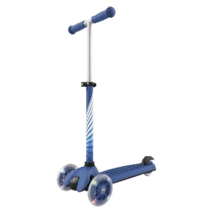 PLAYTIVE Hulajnoga trójkołowa z diodami LED (Niebieski)