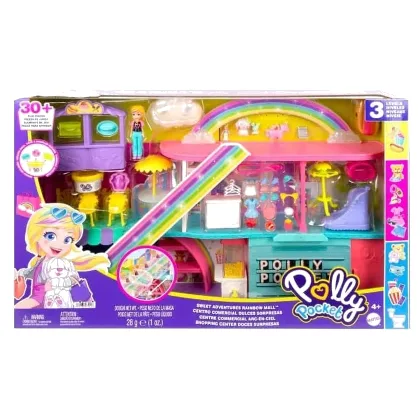 Polly Pocket Zestaw Tęczowe Centrum Handlowe